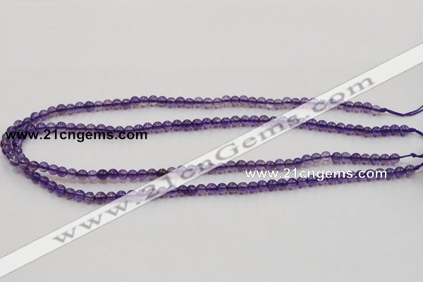 CSA02 15.5 inches 5mm round synthetic amethyst beads wholesale