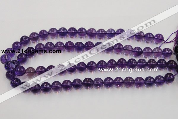 CSA06 15.5 inches 12mm round synthetic amethyst beads wholesale