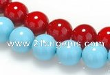 CSB10 16 inches 16mm round shell pearl beads Wholesale