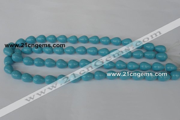 CSB105 15.5 inches 10*13mm teardrop shell pearl beads wholesale