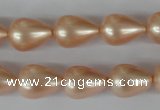 CSB110 15.5 inches 11*15mm teardrop shell pearl beads wholesale