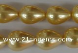 CSB113 15.5 inches 15*19mm teardrop shell pearl beads wholesale