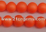 CSB1311 15.5 inches 6mm matte round shell pearl beads wholesale