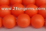 CSB1313 15.5 inches 10mm matte round shell pearl beads wholesale