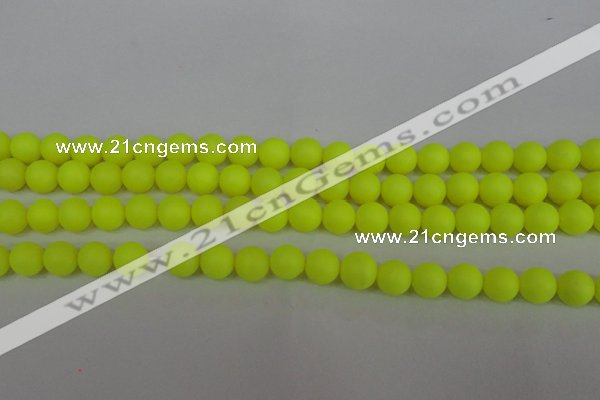 CSB1315 15.5 inches 4mm matte round shell pearl beads wholesale