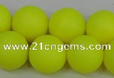 CSB1318 15.5 inches 10mm matte round shell pearl beads wholesale