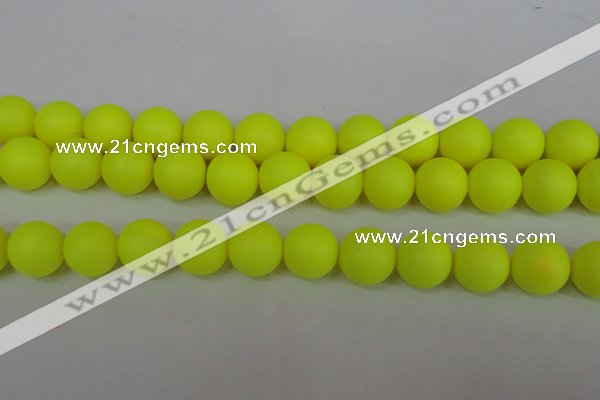 CSB1318 15.5 inches 10mm matte round shell pearl beads wholesale