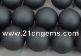 CSB1327 15.5 inches 8mm matte round shell pearl beads wholesale