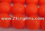 CSB1341 15.5 inches 6mm matte round shell pearl beads wholesale