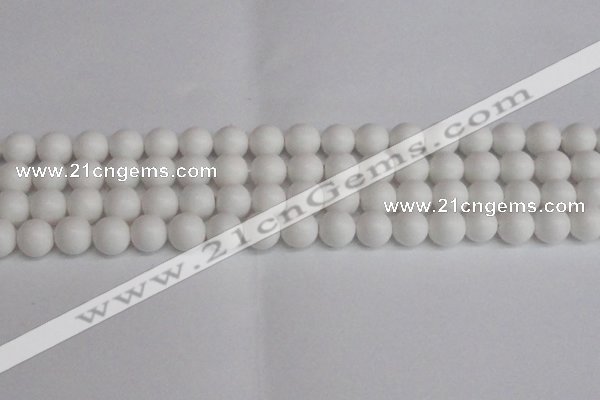 CSB1353 15.5 inches 10mm matte round shell pearl beads wholesale