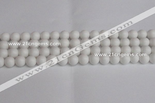 CSB1354 15.5 inches 12mm matte round shell pearl beads wholesale