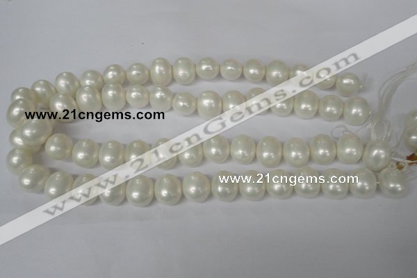 CSB136 15.5 inches 12*15mm – 13*16mm oval shell pearl beads