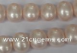 CSB137 15.5 inches 12*15mm – 13*16mm oval shell pearl beads