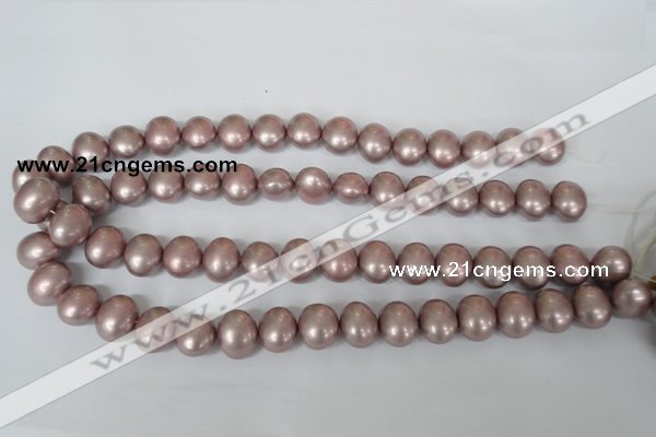 CSB138 15.5 inches 12*15mm – 13*16mm oval shell pearl beads