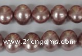 CSB139 15.5 inches 12*15mm – 13*16mm oval shell pearl beads