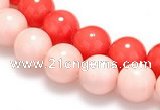 CSB14 16 inches 12mm round shell pearl beads Wholesale