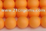 CSB1424 15.5 inches 12mm matte round shell pearl beads wholesale