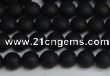 CSB1456 15.5 inches 6mm matte round shell pearl beads wholesale