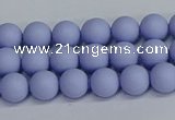 CSB1700 15.5 inches 4mm round matte shell pearl beads wholesale