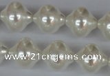 CSB175 15.5 inches 16*17mm lantern shape shell pearl beads