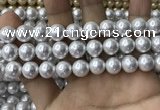 CSB2111 15.5 inches 10mm ball shell pearl beads wholesale