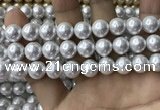 CSB2112 15.5 inches 12mm ball shell pearl beads wholesale