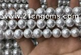 CSB2113 15.5 inches 14mm ball shell pearl beads wholesale