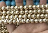 CSB2116 15.5 inches 8mm ball shell pearl beads wholesale