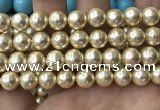 CSB2120 15.5 inches 16mm ball shell pearl beads wholesale