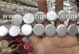 CSB2141 15.5 inches 20mm coin shell pearl beads wholesale