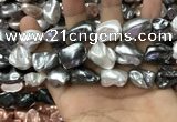 CSB2179 15.5 inches 16*16mm - 20*22mm baroque mixed shell pearl beads