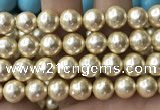 CSB2189 15.5 inches 20mm ball shell pearl beads wholesale