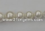 CSB400 15.5 inches 8mm - 16mm round shell pearl beads