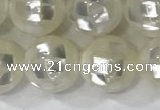 CSB4010 15.5 inches 10mm ball abalone shell beads wholesale