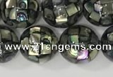 CSB4015 15.5 inches 10mm ball abalone shell beads wholesale