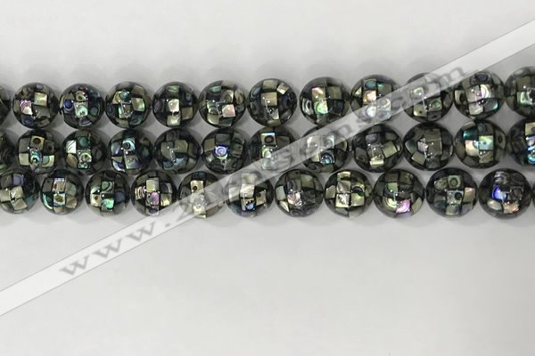 CSB4015 15.5 inches 10mm ball abalone shell beads wholesale