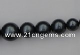 CSB405 15.5 inches 8mm - 16mm round shell pearl beads