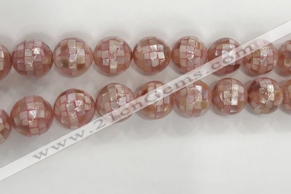 CSB4060 15.5 inches 20mm ball abalone shell beads wholesale