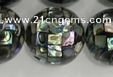 CSB4061 15.5 inches 20mm ball abalone shell beads wholesale