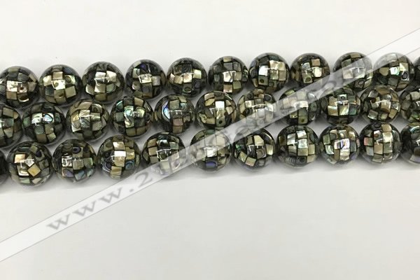 CSB4101 15.5 inches 12mm ball abalone shell beads wholesale