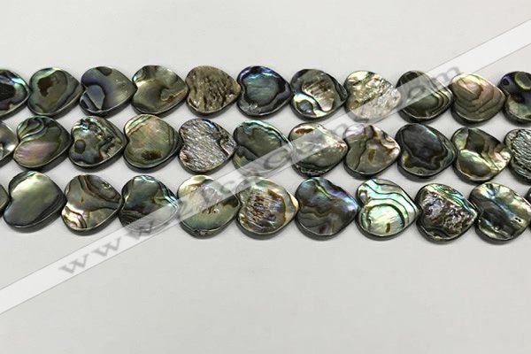 CSB4113 15.5 inches 12mm heart abalone shell beads wholesale