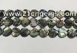 CSB4114 15.5 inches 14mm heart abalone shell beads wholesale