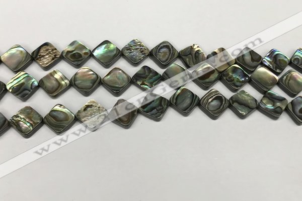 CSB4118 15.5 inches 8*8mm diamond abalone shell beads wholesale