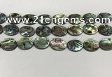 CSB4129 15.5 inches 13*18mm oval abalone shell beads wholesale