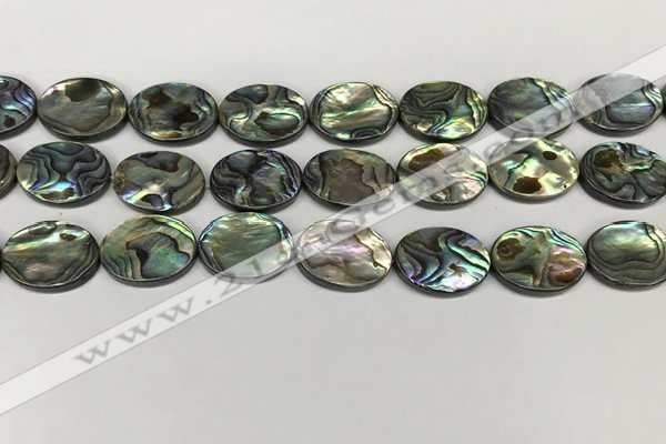 CSB4129 15.5 inches 13*18mm oval abalone shell beads wholesale