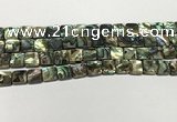 CSB4144 15.5 inches 10*10mm square abalone shell beads wholesale