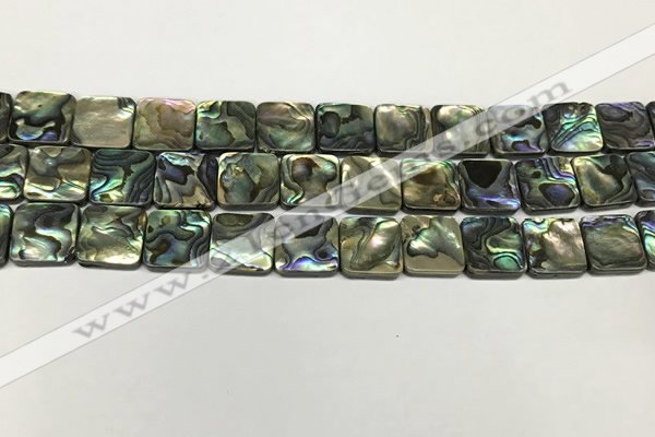 CSB4145 15.5 inches 12*12mm square abalone shell beads wholesale