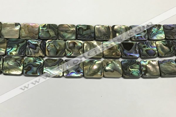 CSB4147 15.5 inches 16*16mm square abalone shell beads wholesale