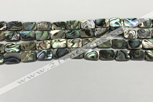 CSB4152 15.5 inches 8*12mm rectangle abalone shell beads wholesale