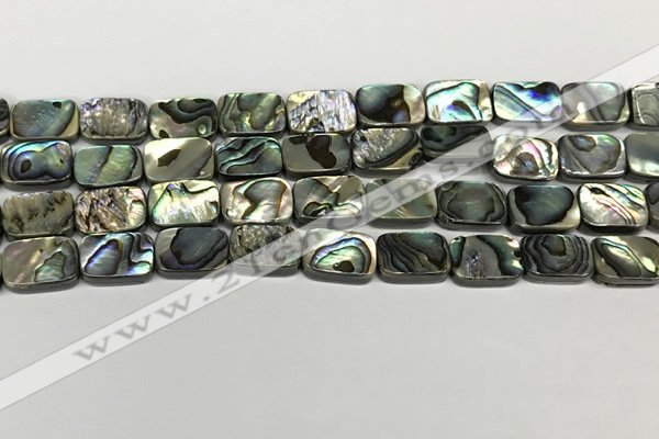 CSB4153 15.5 inches 10*14mm rectangle abalone shell beads wholesale